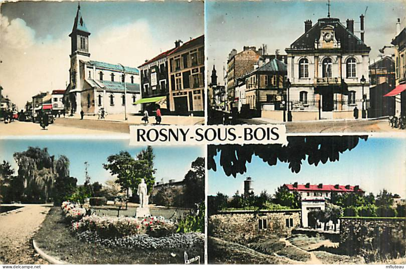 93* ROSNY SOUS BOIS  Multivues CPSM(petit Format)           MA98,0445 - Rosny Sous Bois
