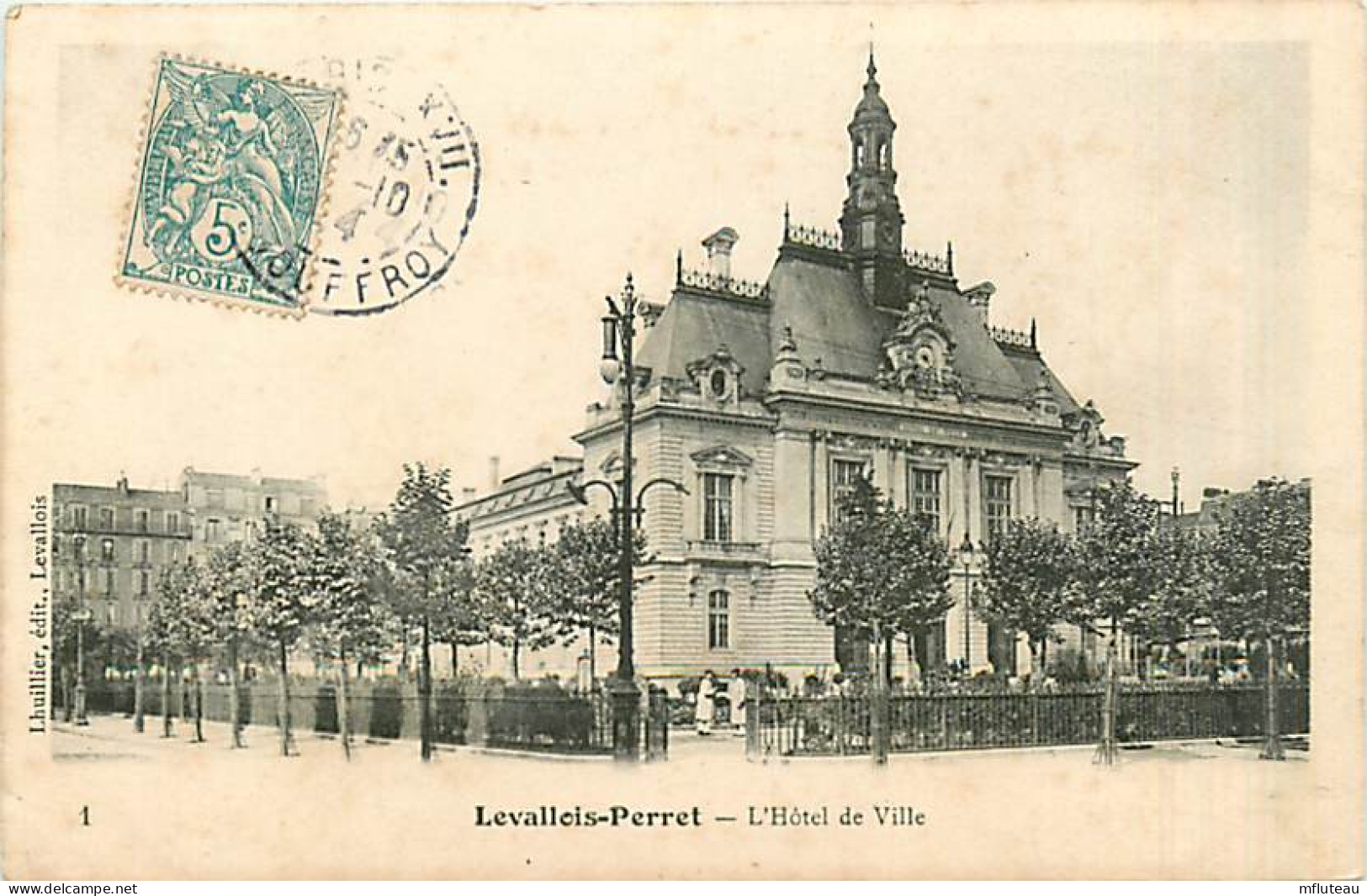 92* LEVALLOIS PERRET Mairie            MA98,0415 - Levallois Perret