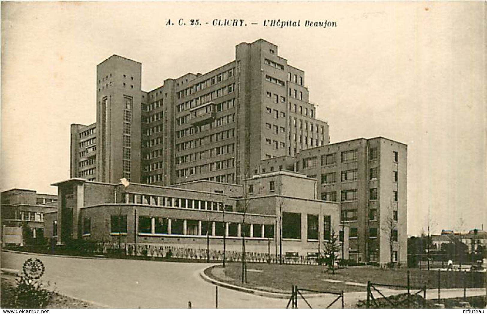 92* CLICHY Hopital Beaujon            MA98,0412 - Clichy