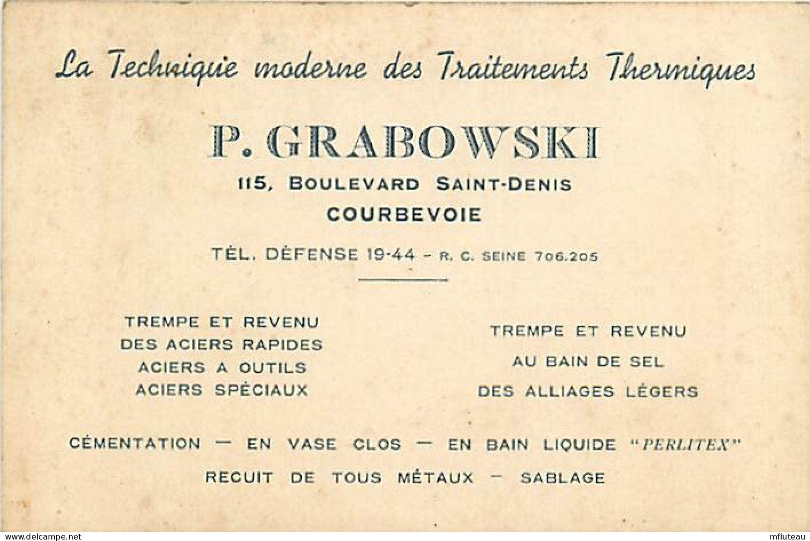 92* COURBEVOIE  Maison Grabowski   (8x12cm)        MA98,0408 - Courbevoie