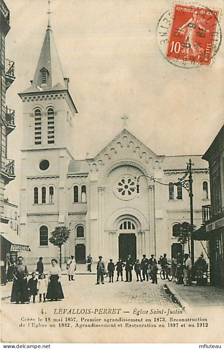 92* LEVALLOIS PERRET  Eglise St Julien          MA98,0353 - Levallois Perret