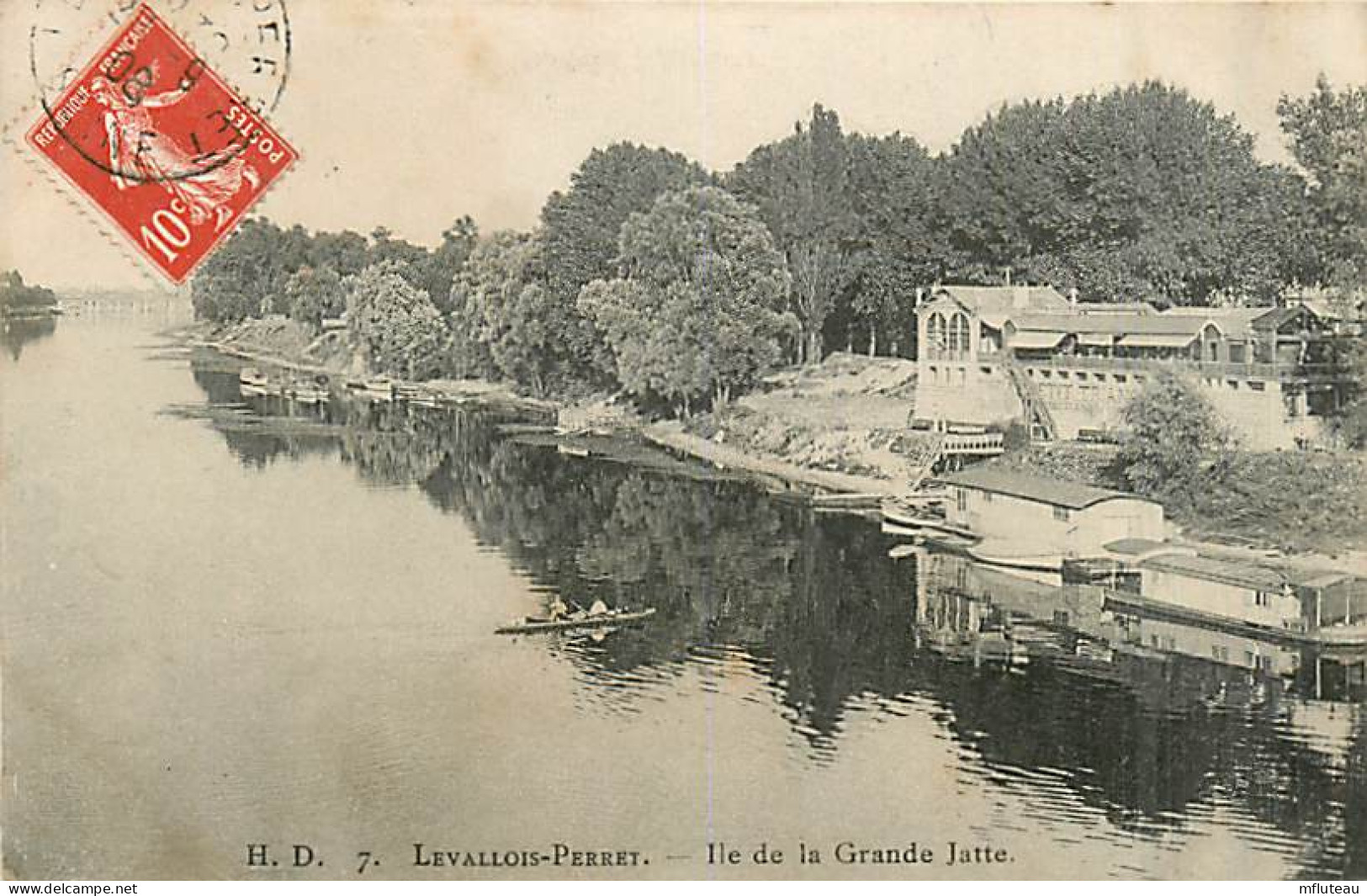 92* LEVALLOIS PERRET Ile Grande Jatte         MA98,0348 - Levallois Perret