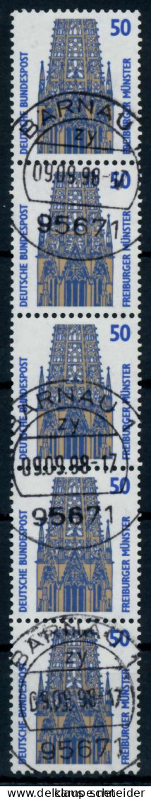 BRD DS SEHENSWÜRDIGKEITEN Nr 1340AvRII Gestempelt 5ER ST X74DF46 - Used Stamps
