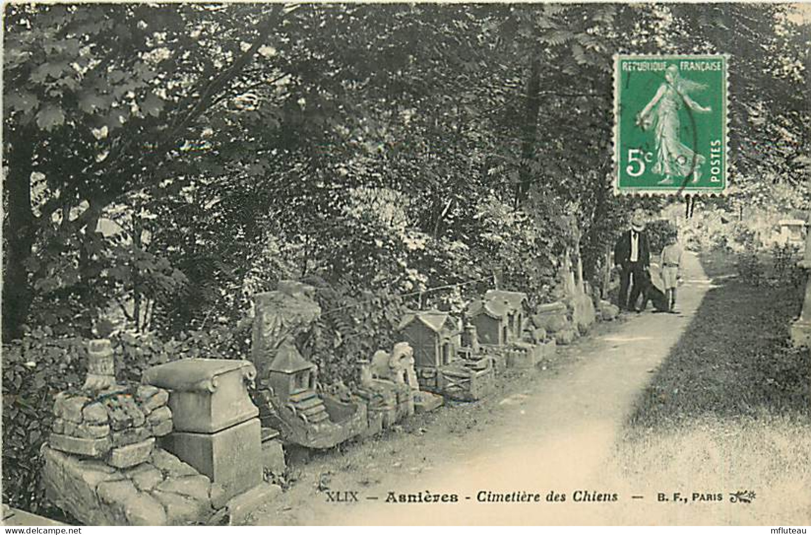 92* ASNIERES Cimetiere Chiens           MA98,0311 - Asnieres Sur Seine