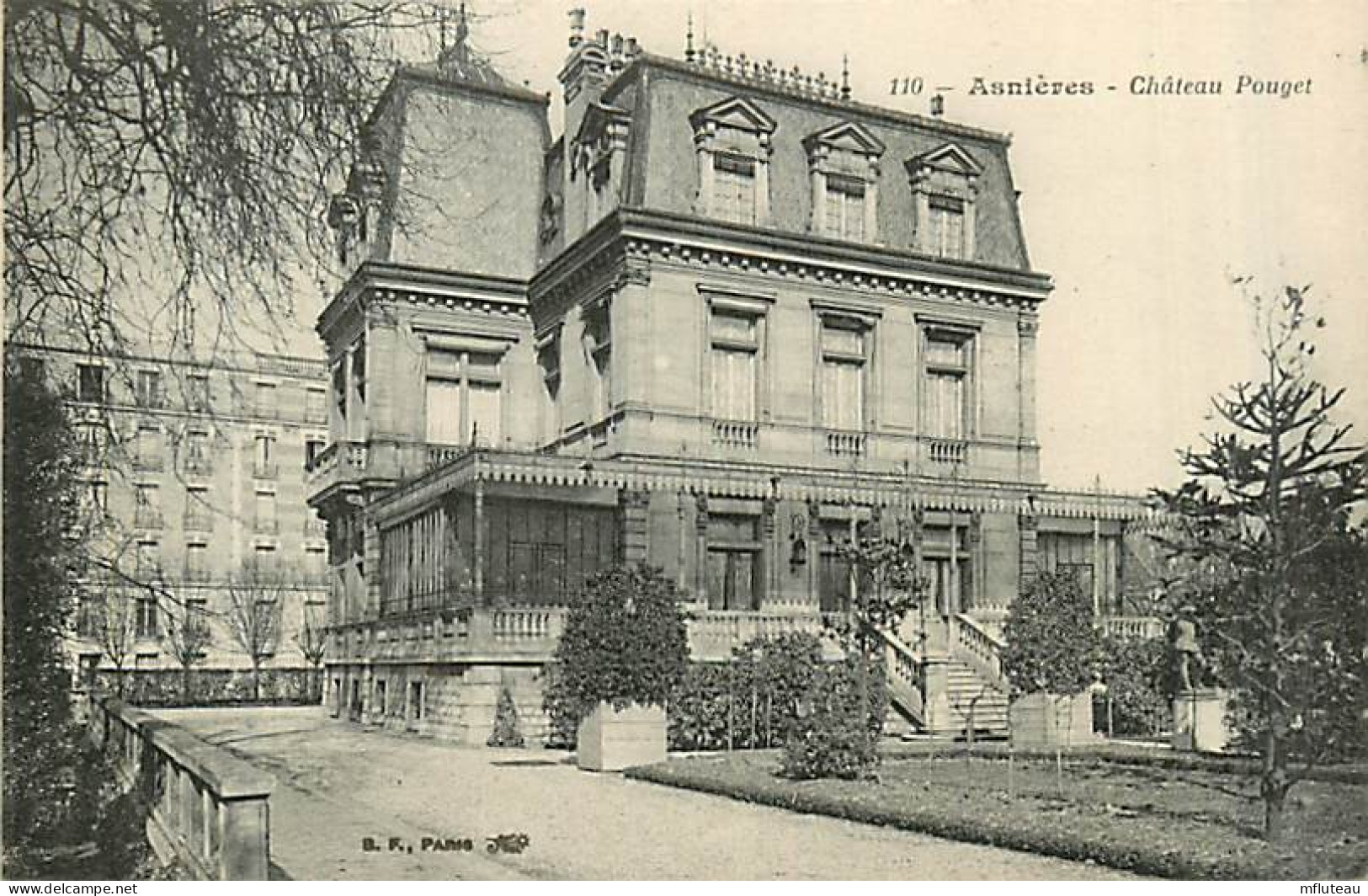 92* ASNIERES Chateau Pouget    MA98,0272 - Asnieres Sur Seine