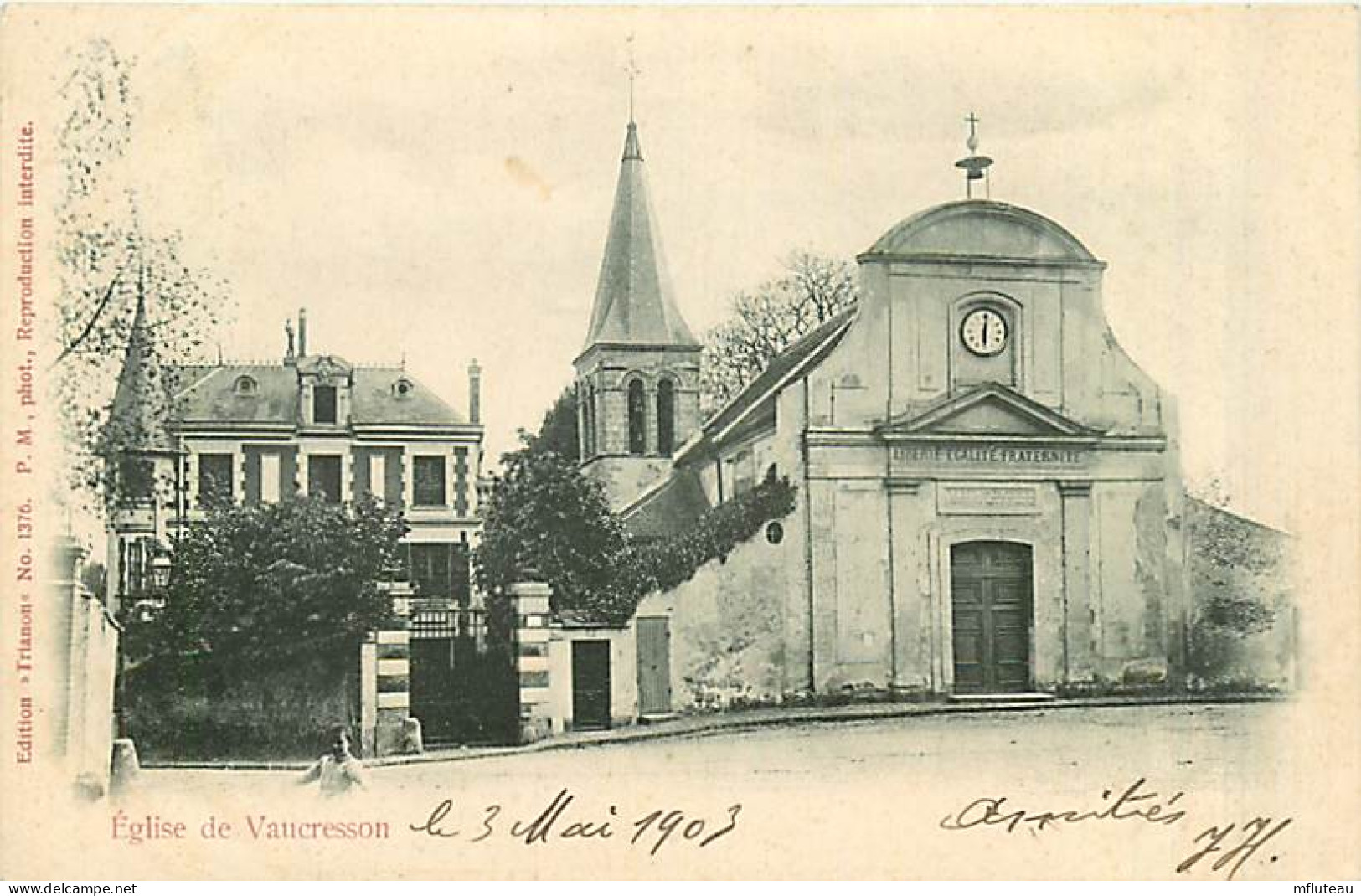 92* VAUCRESSON  Eglise            MA98,0243 - Vaucresson