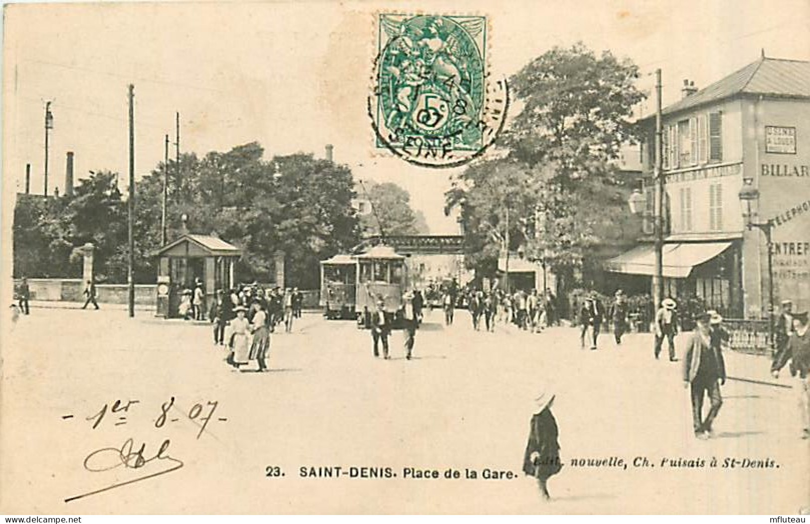 92* ST  DENIS  Place De La Gare            MA98,0216 - Sonstige & Ohne Zuordnung