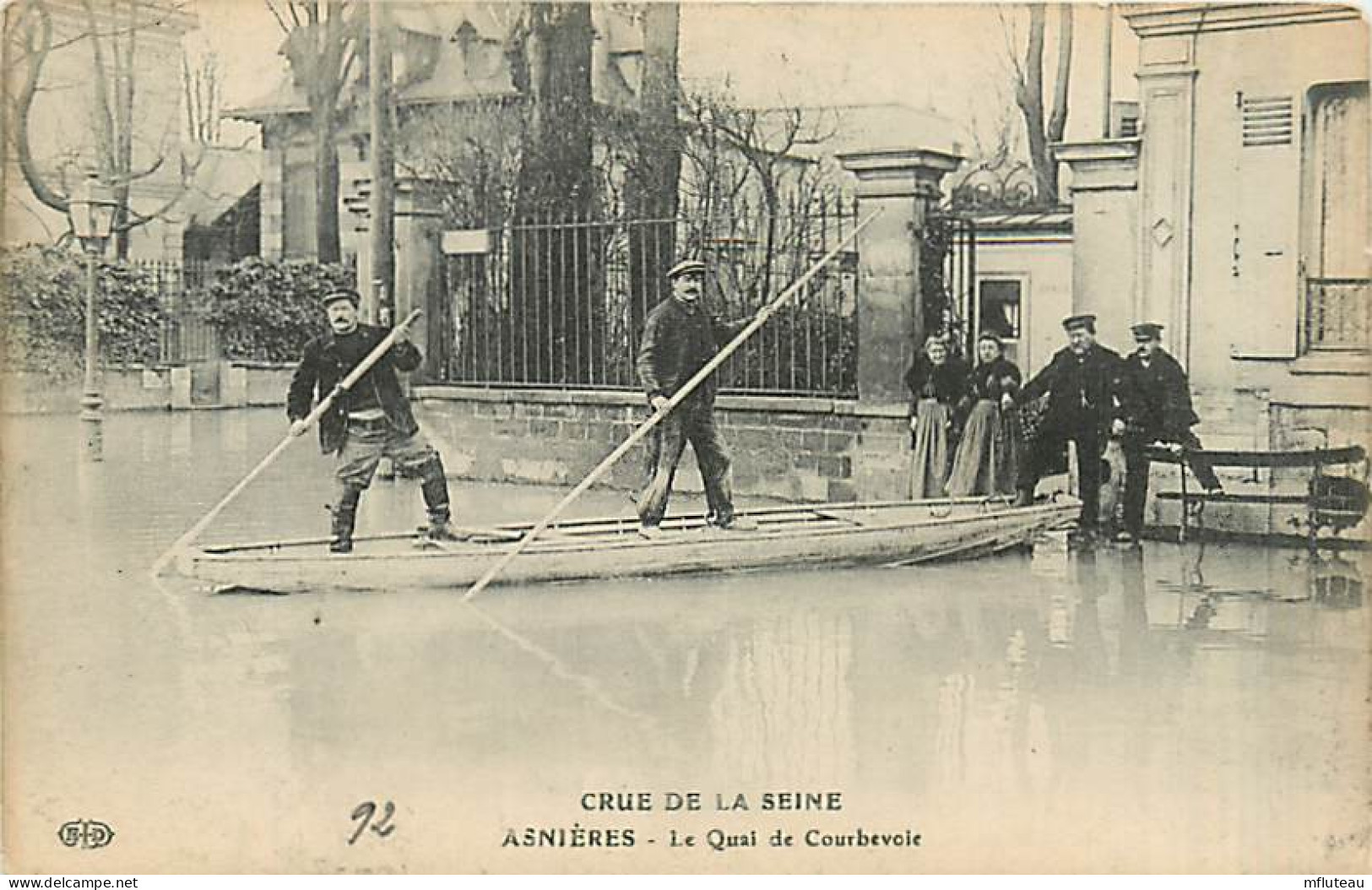 92* ASNIERES Ceue 1910  Quai De Courbevoie           MA98,0204 - Asnieres Sur Seine