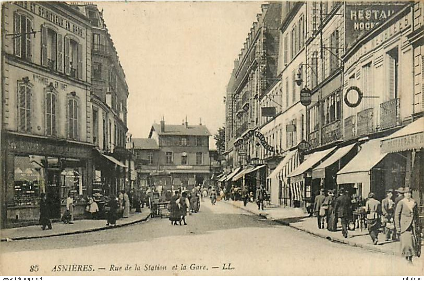 92* ASNIERES Rue De La Station  Gare            MA98,0196 - Asnieres Sur Seine