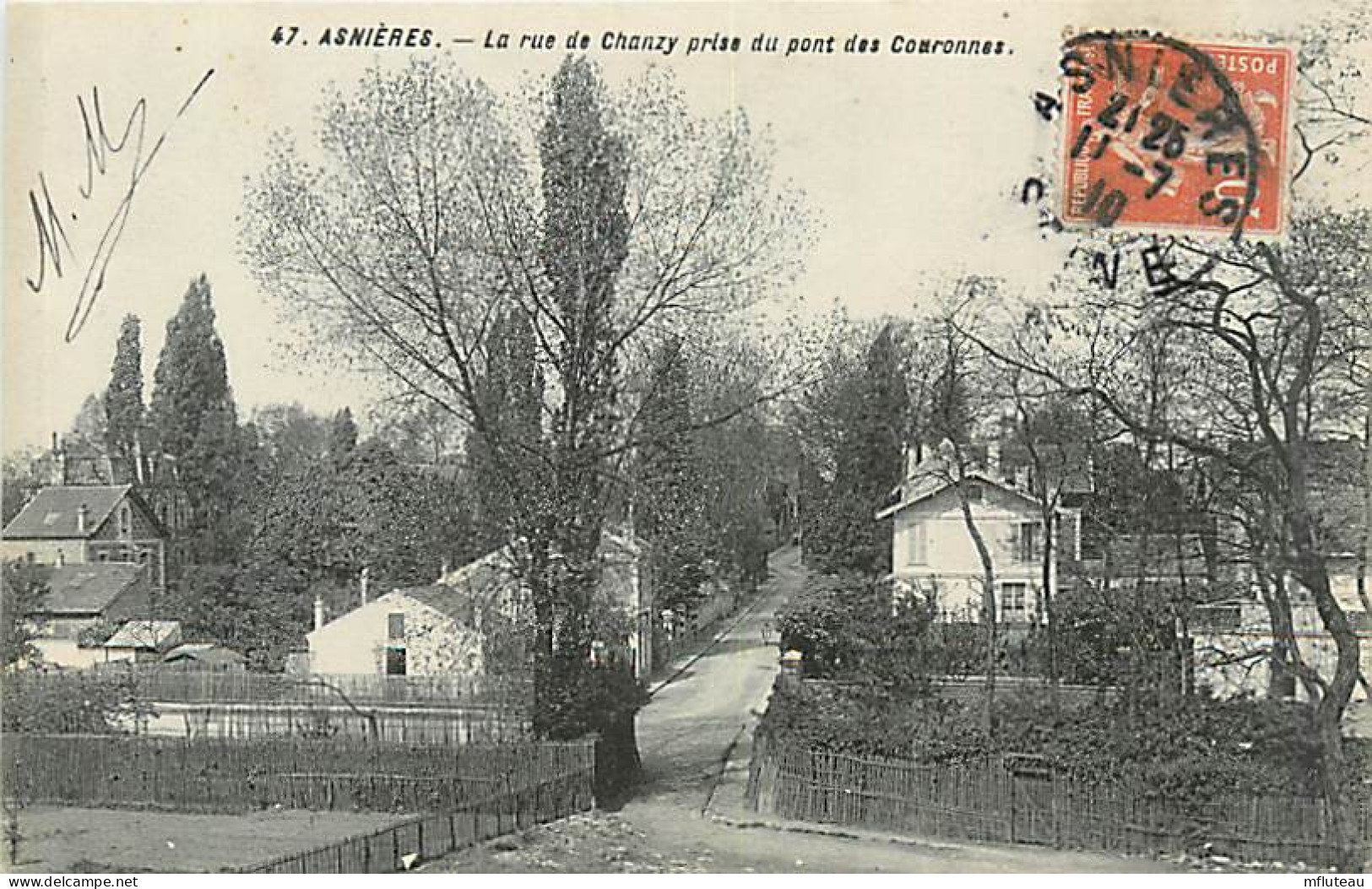 92* ASNIERES  Rue De Chanzy           MA98,0171 - Asnieres Sur Seine