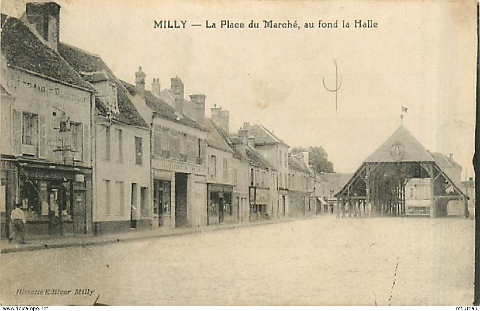 91* MILLY Place Du Marche             MA98,0155 - Milly La Foret