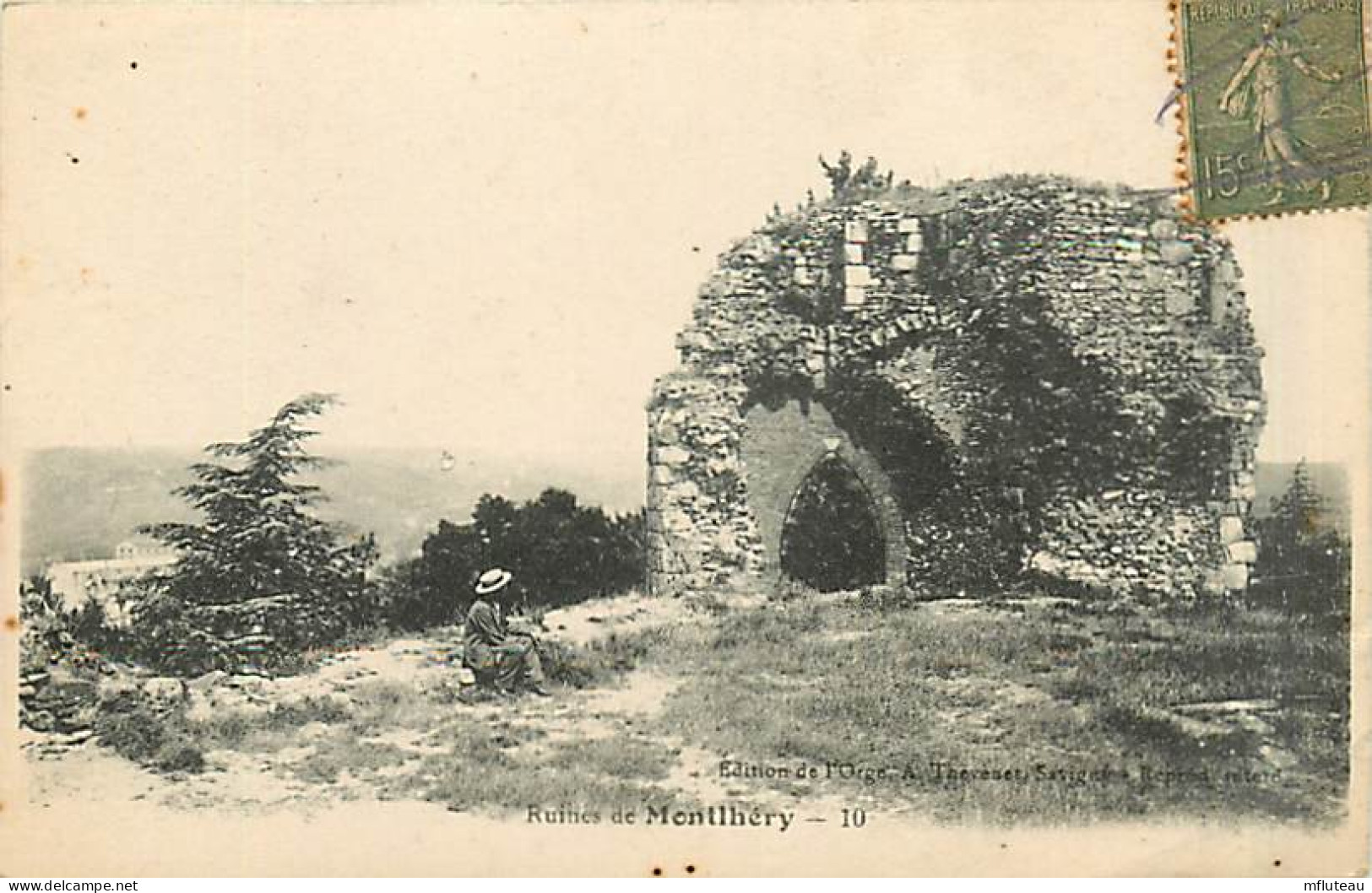 91* MONTLHERY Ruines          MA98,0118 - Montlhery
