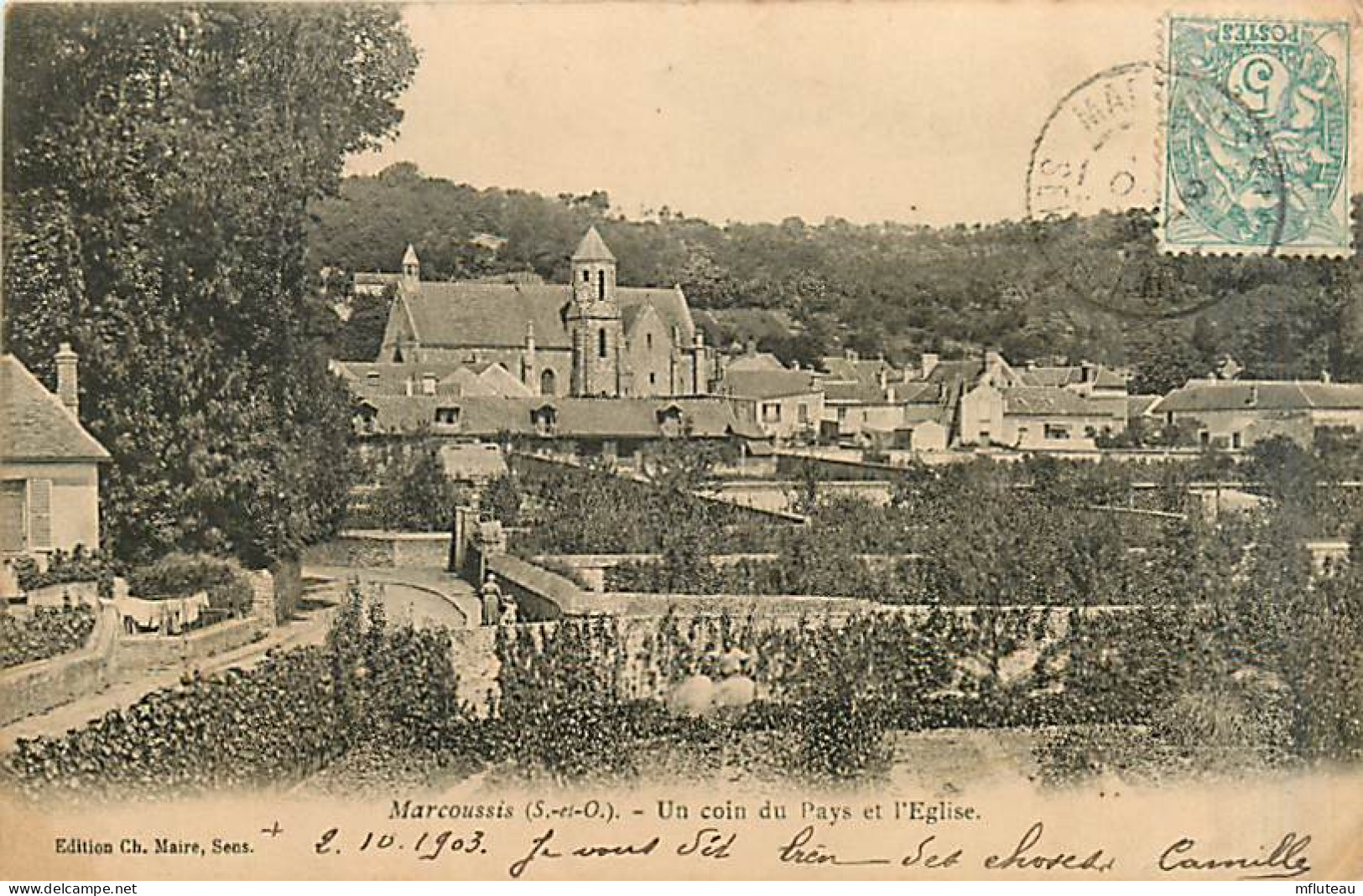 91* MARCOUSSIS    Eglise   MA98,0069 - Sonstige & Ohne Zuordnung