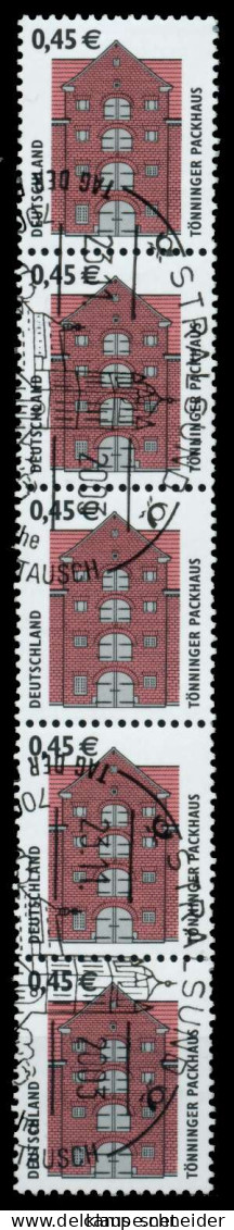 BRD DS SEHENSWÜRDIGKEITEN Nr 2299R Gestempelt 5ER STR X74E14E - Used Stamps