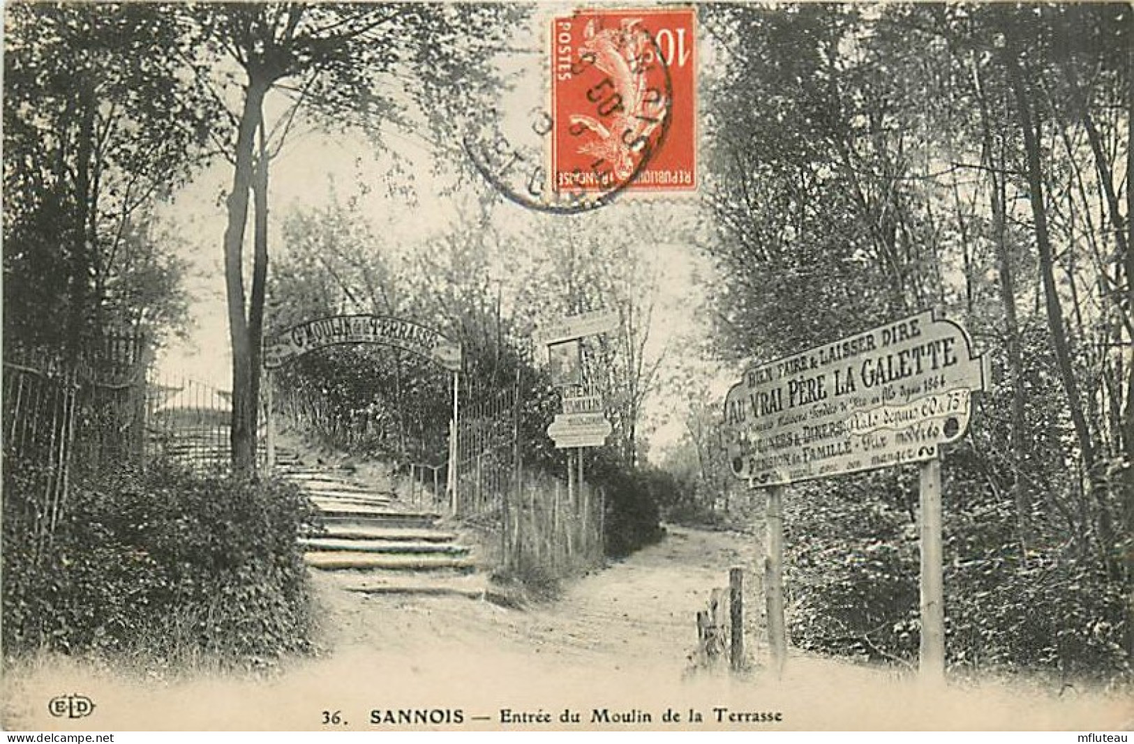 95* SANNOIS Entree Moulin De La Terrasse           MA98,0990 - Sannois