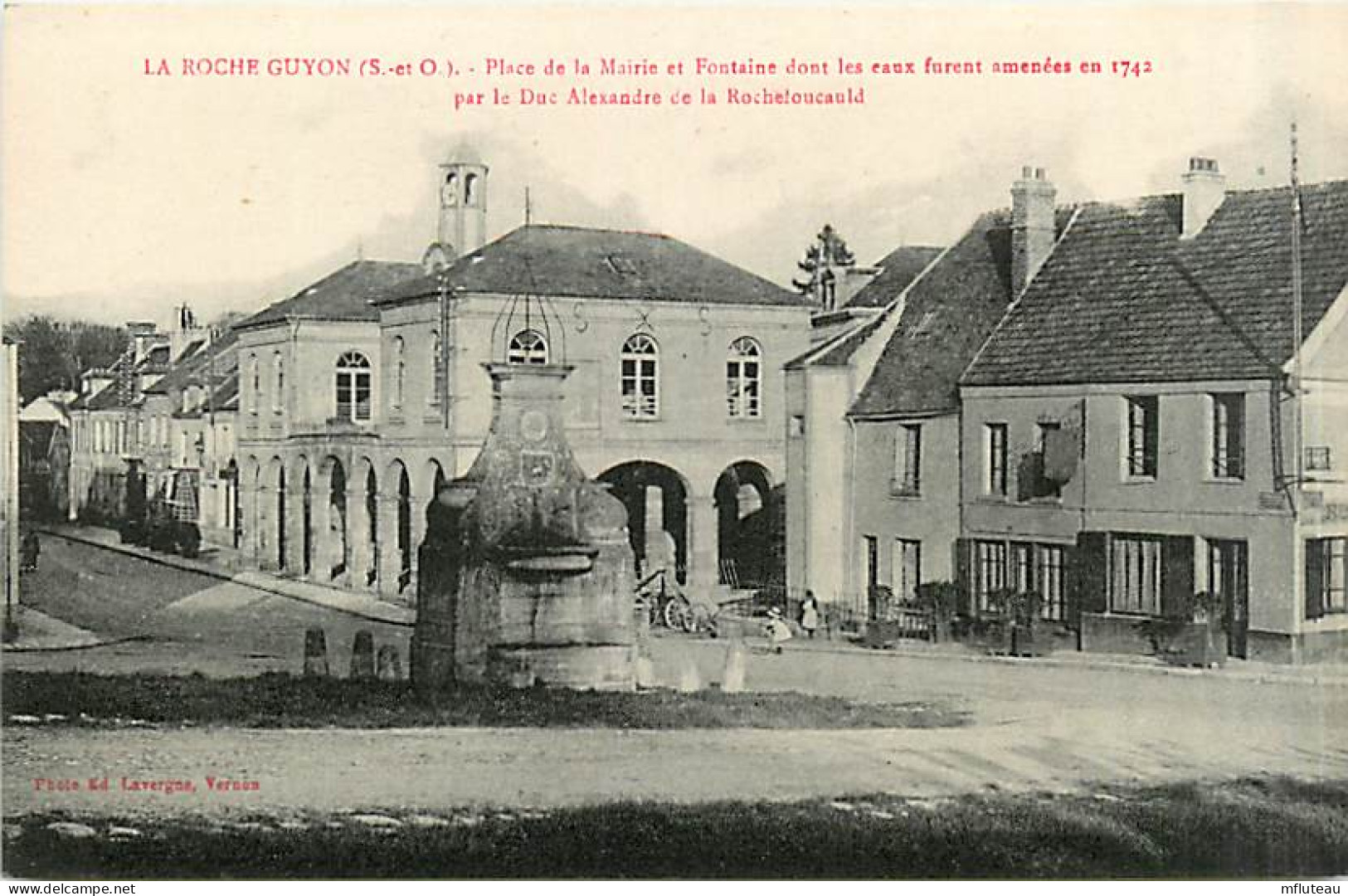 95* LA ROCHE GUYON  Place De La Mairie           MA98,0928 - La Roche Guyon