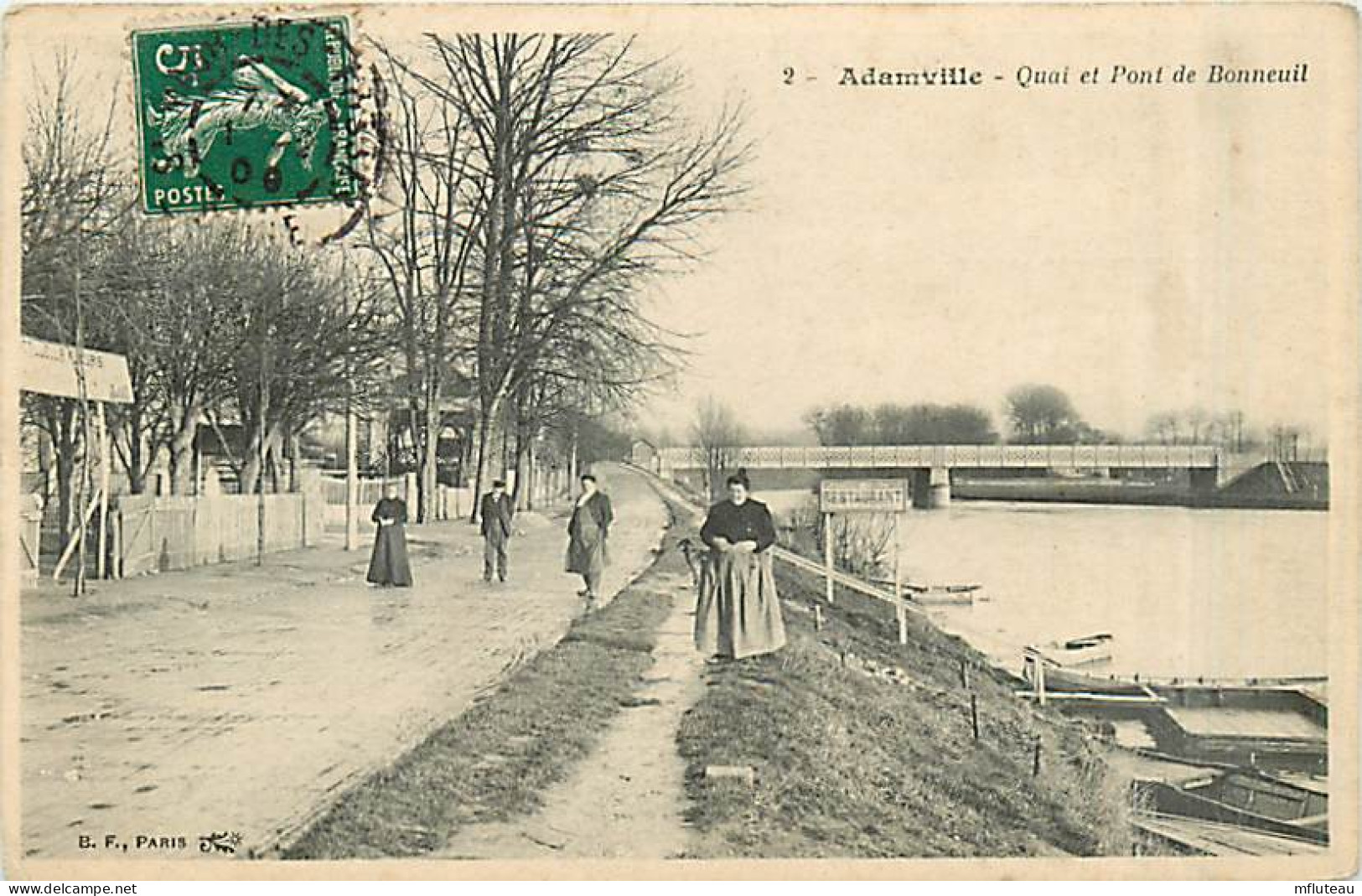 95* ADAMVILLE  Quai  Pont            MA98,0929 - Autres & Non Classés