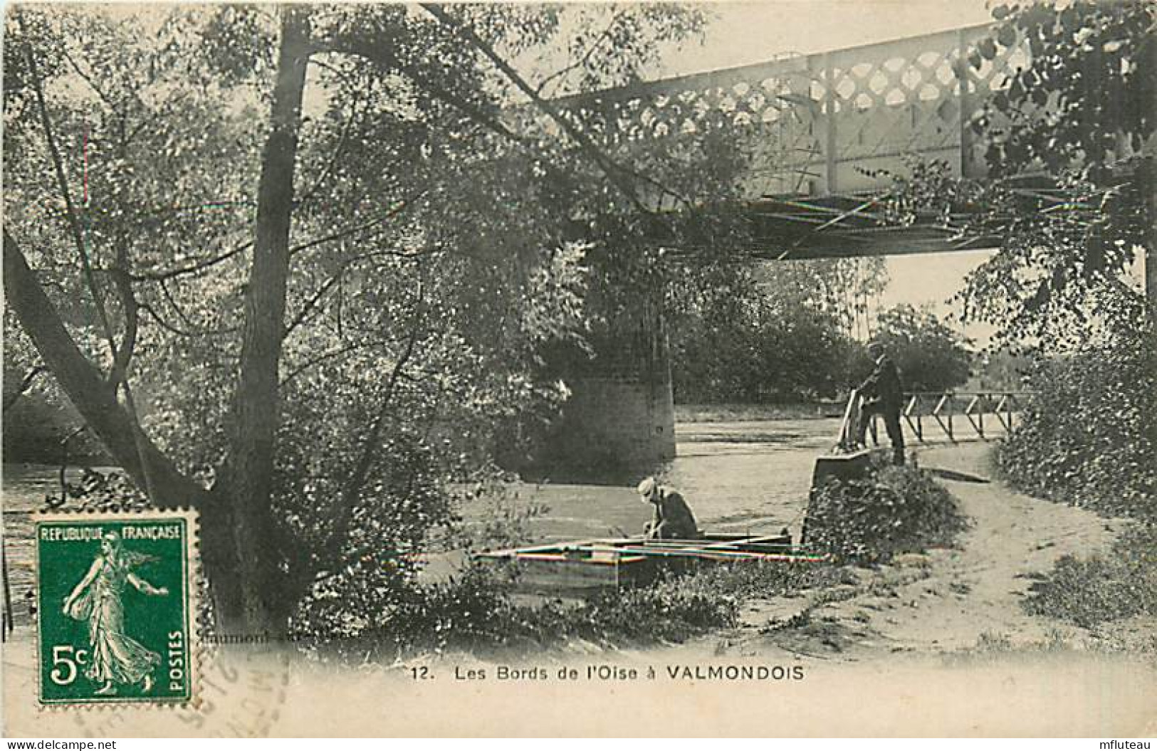 95* VALMONDOIS   Bords De  L Oise  Pont   MA98,0875 - Autres & Non Classés