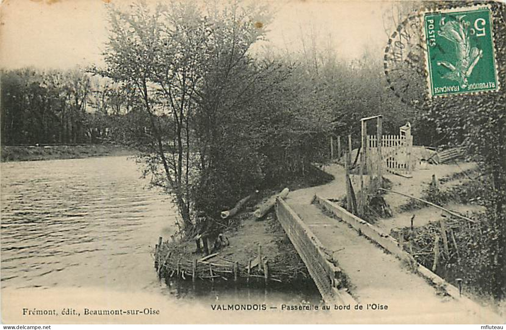 95* VALMONDOIS  Passerelle Bord De L Oise   MA98,0866 - Autres & Non Classés