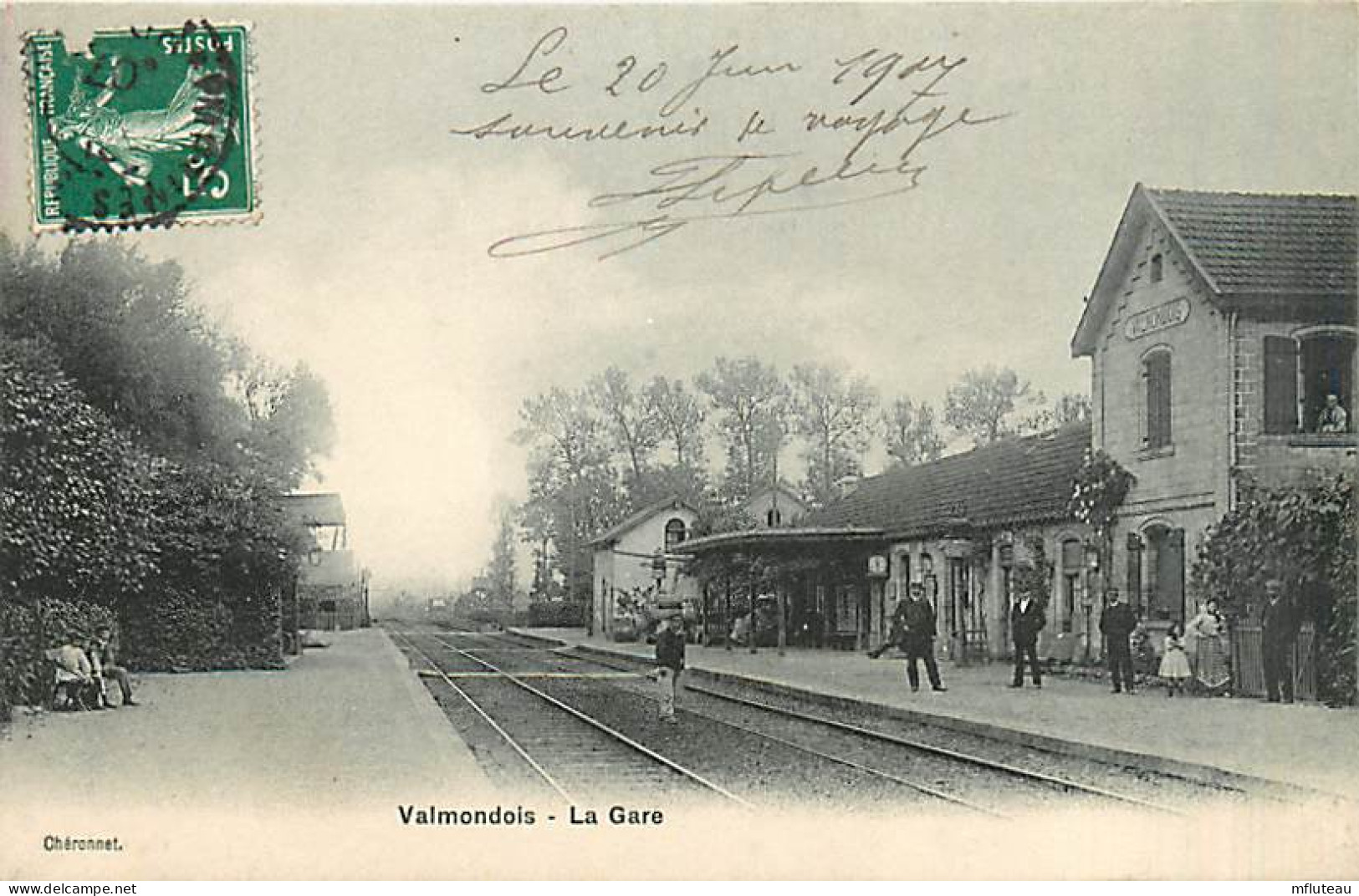 95* VALMONDOIS   Gare    MA98,0834 - Autres & Non Classés