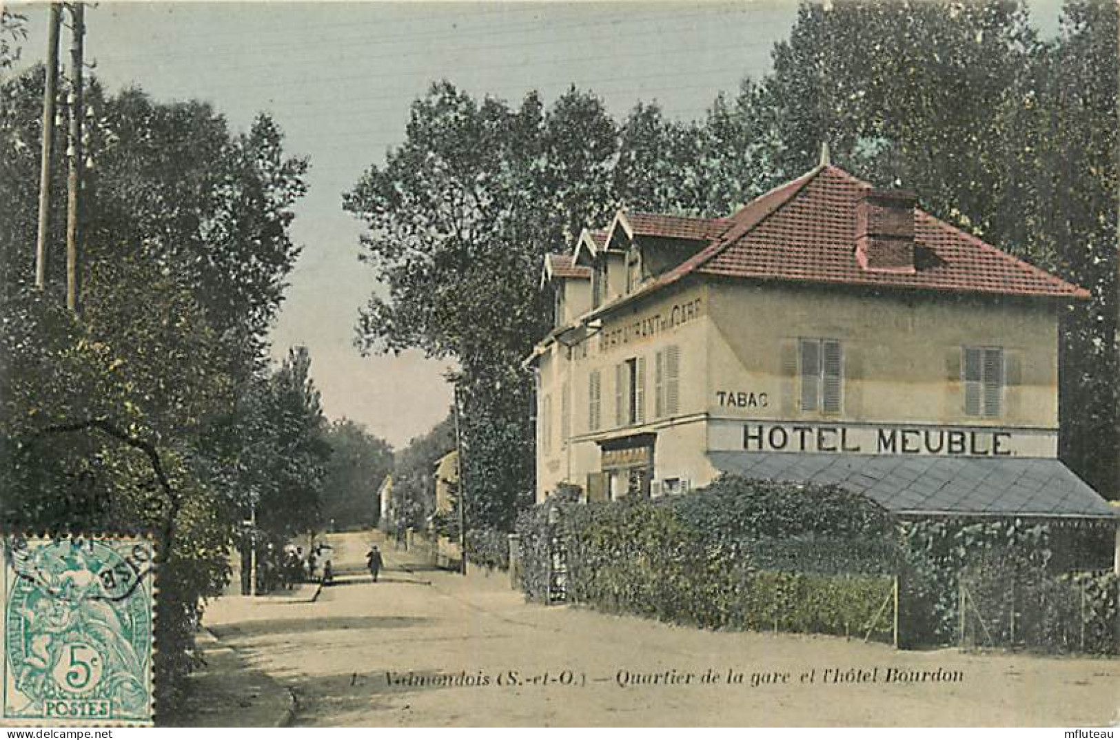 95* VALMONDOIS   Hotel Bourdon  MA98,0815 - Autres & Non Classés