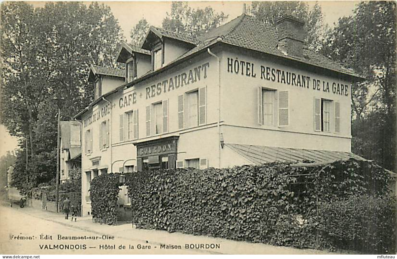 95* VALMONDOIS  Hotel De La Gare   MA98,0810 - Other & Unclassified