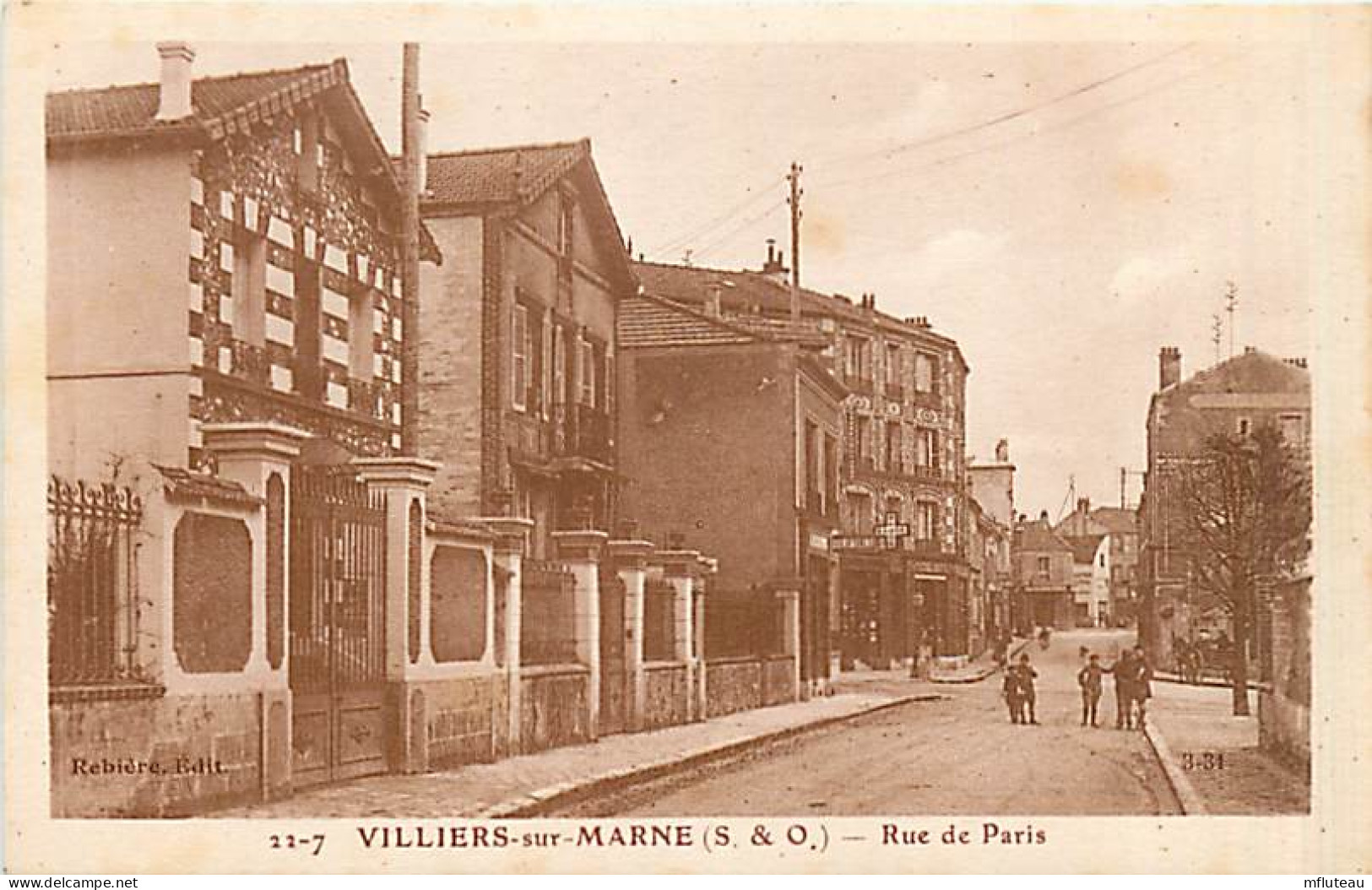 94* VILLIERS SUR MARNE  Rue De Paris           MA98,0718 - Villiers Sur Marne