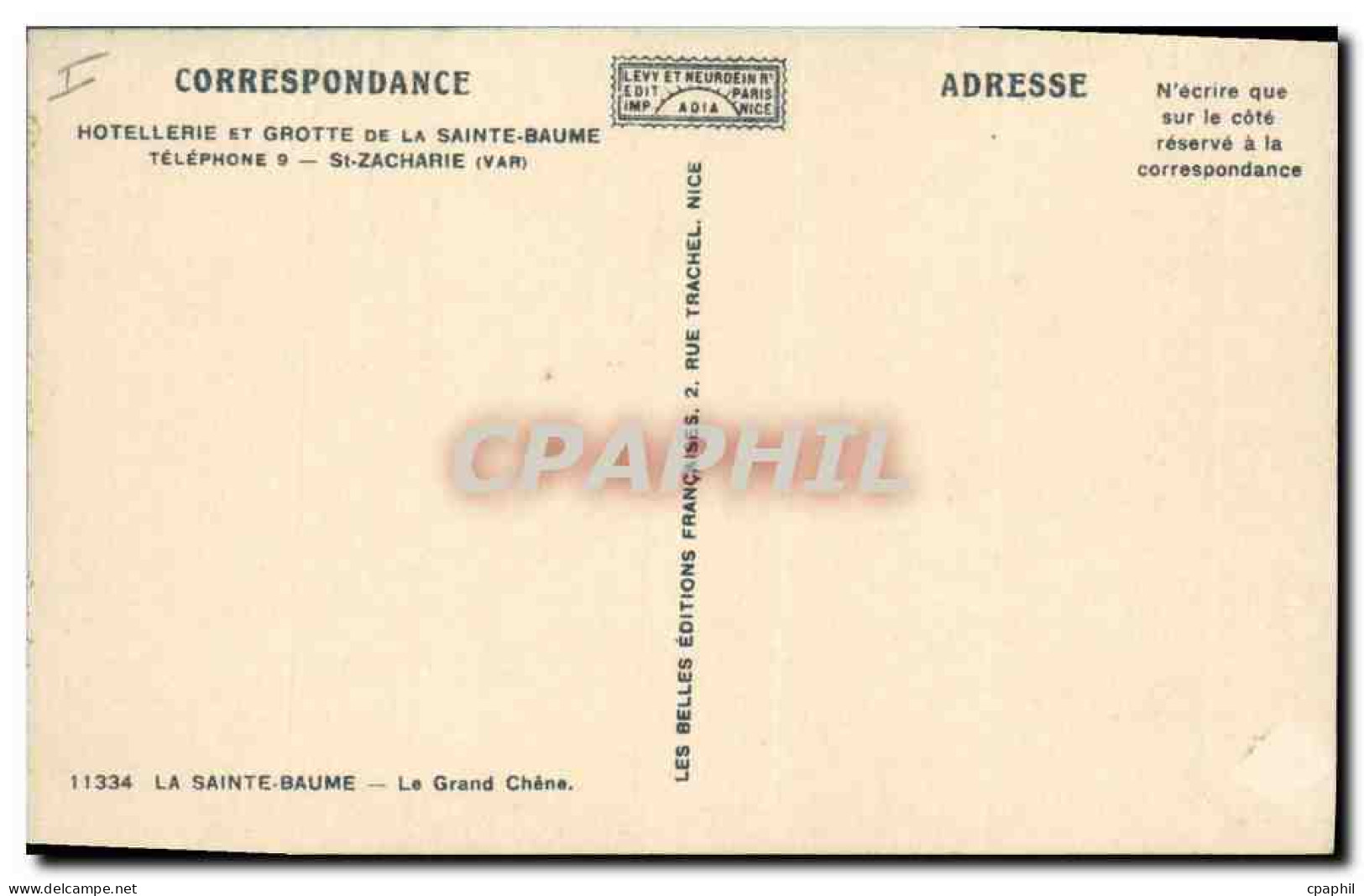 CPA Arbre La Sainte Baume Le Grand Chene  - Other & Unclassified