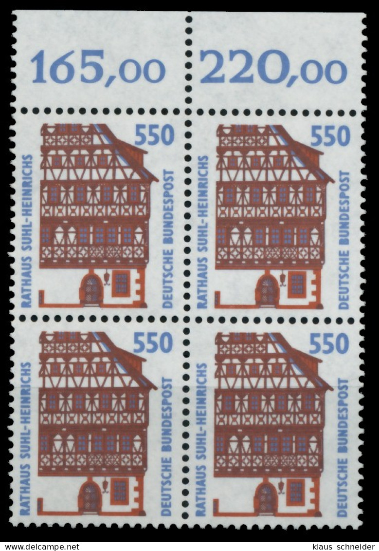 BRD DS SEHENSW Nr 1746 Postfrisch VIERERBLOCK ORA X75252A - Unused Stamps
