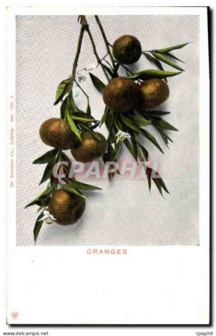 CPA Fantaisie Nature Morte Oranges - Other & Unclassified