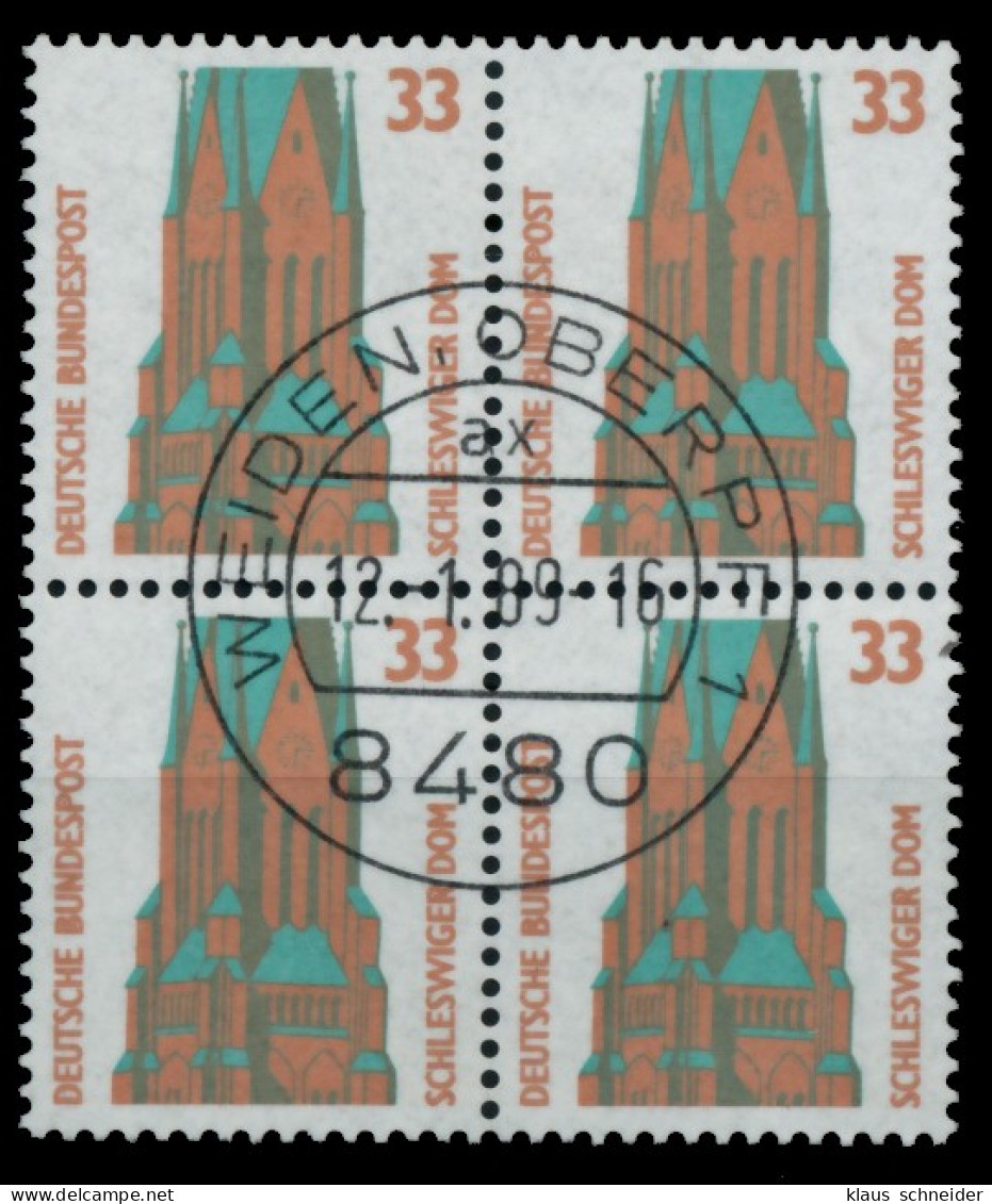 BRD DS SEHENSW Nr 1399u Zentrisch Gestempelt VIERERBLOCK X75263E - Used Stamps