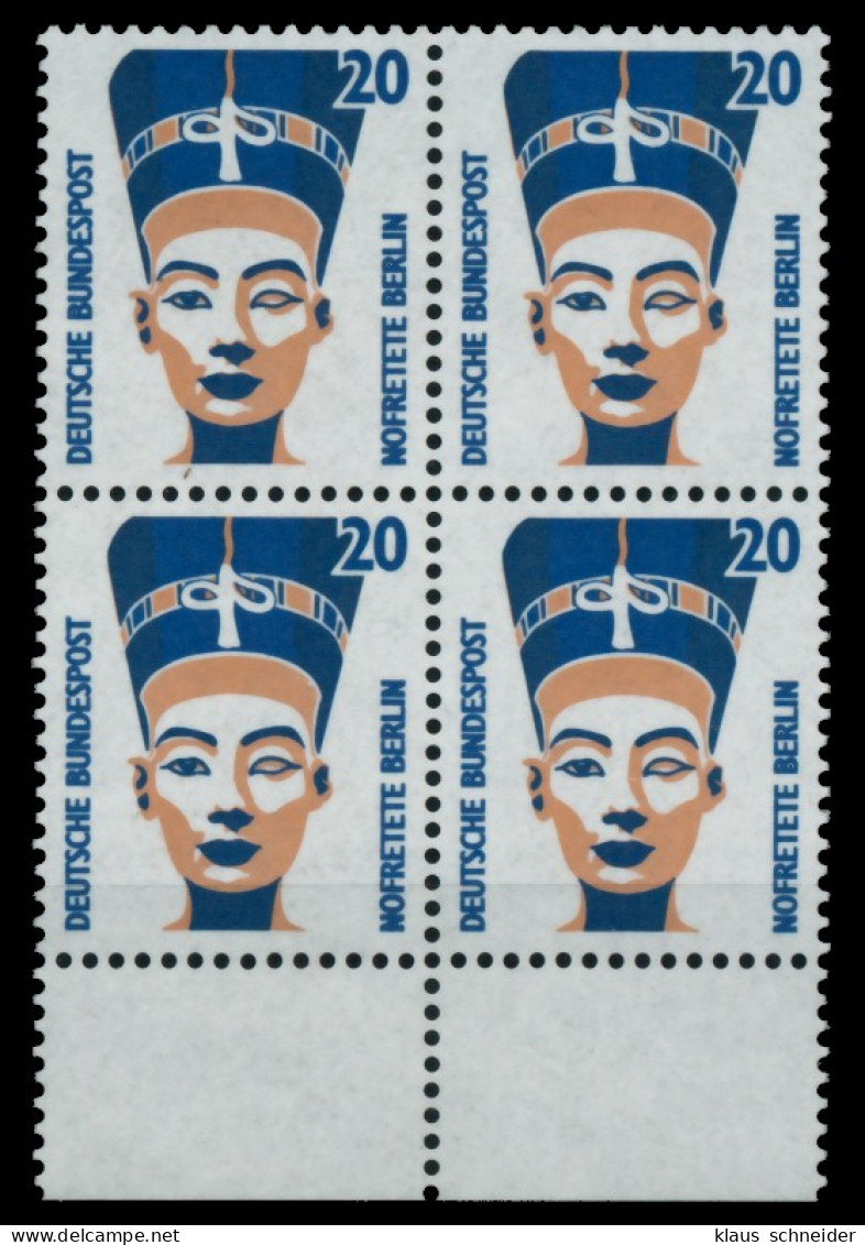 BRD DS SEHENSWÜRDIGKEITEN Nr 1398Au Postfrisch VIERERBL X752652 - Unused Stamps