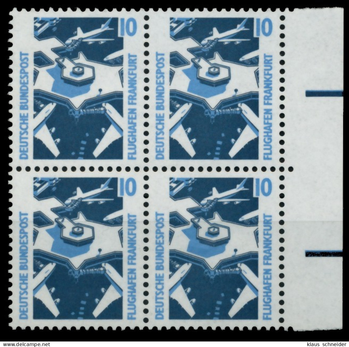 BRD DS SEHENSWÜRDIGKEITEN Nr 1347Au Postfrisch VIERERBL X7526A2 - Unused Stamps