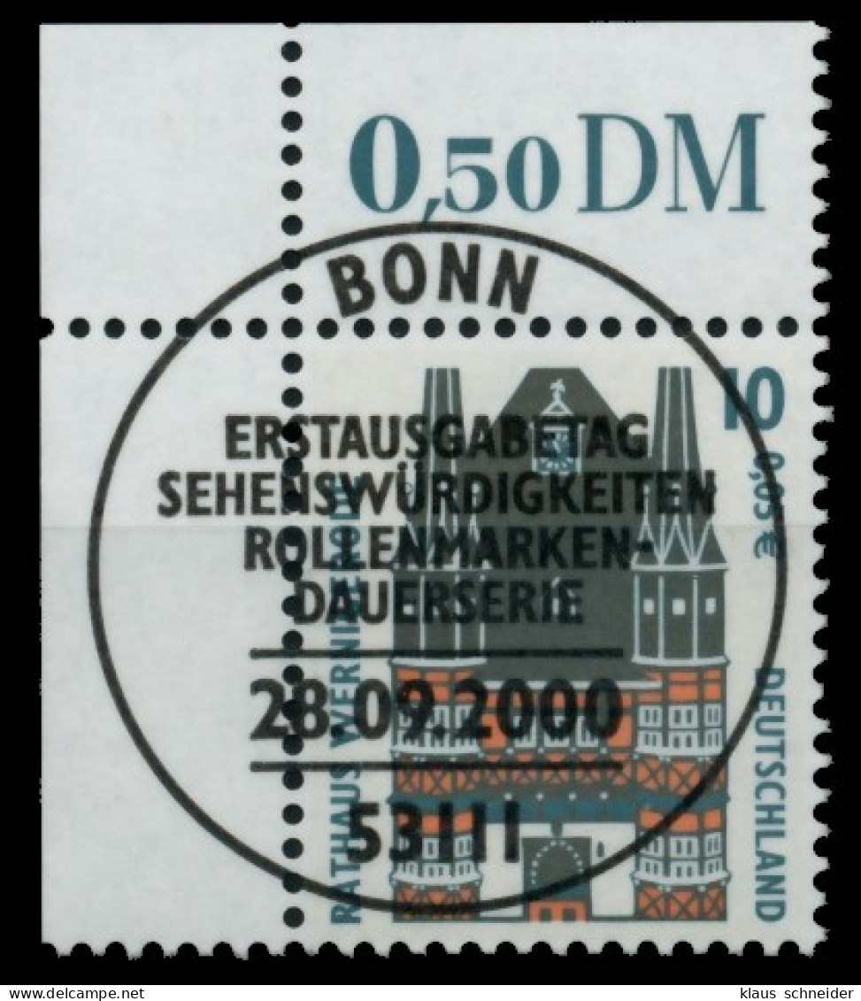 BRD DS SEHENSW Nr 2139 Zentrisch Gestempelt ECKE-OLI X752936 - Used Stamps