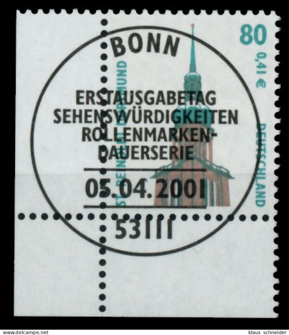 BRD DS SEHENSW Nr 2177 Zentrisch Gestempelt ECKE-ULI X75292A - Used Stamps