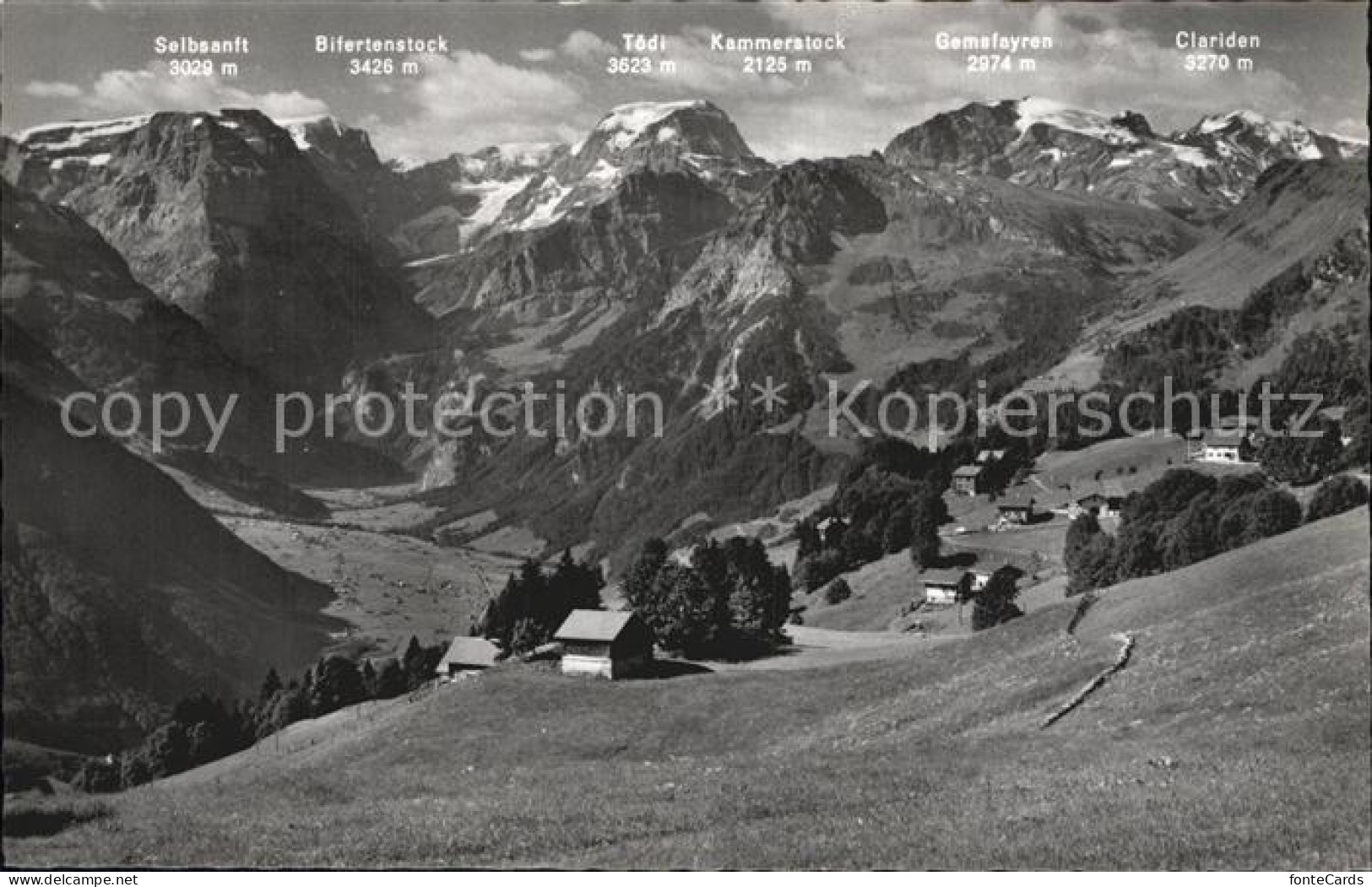 12473061 Braunwald GL Mit Toedikette Braunwald - Sonstige & Ohne Zuordnung