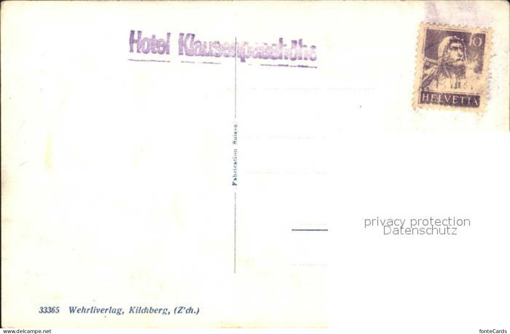 12473054 Klausenpasshoehe Hotel Gegen Clariden  Scheerhorn - Other & Unclassified