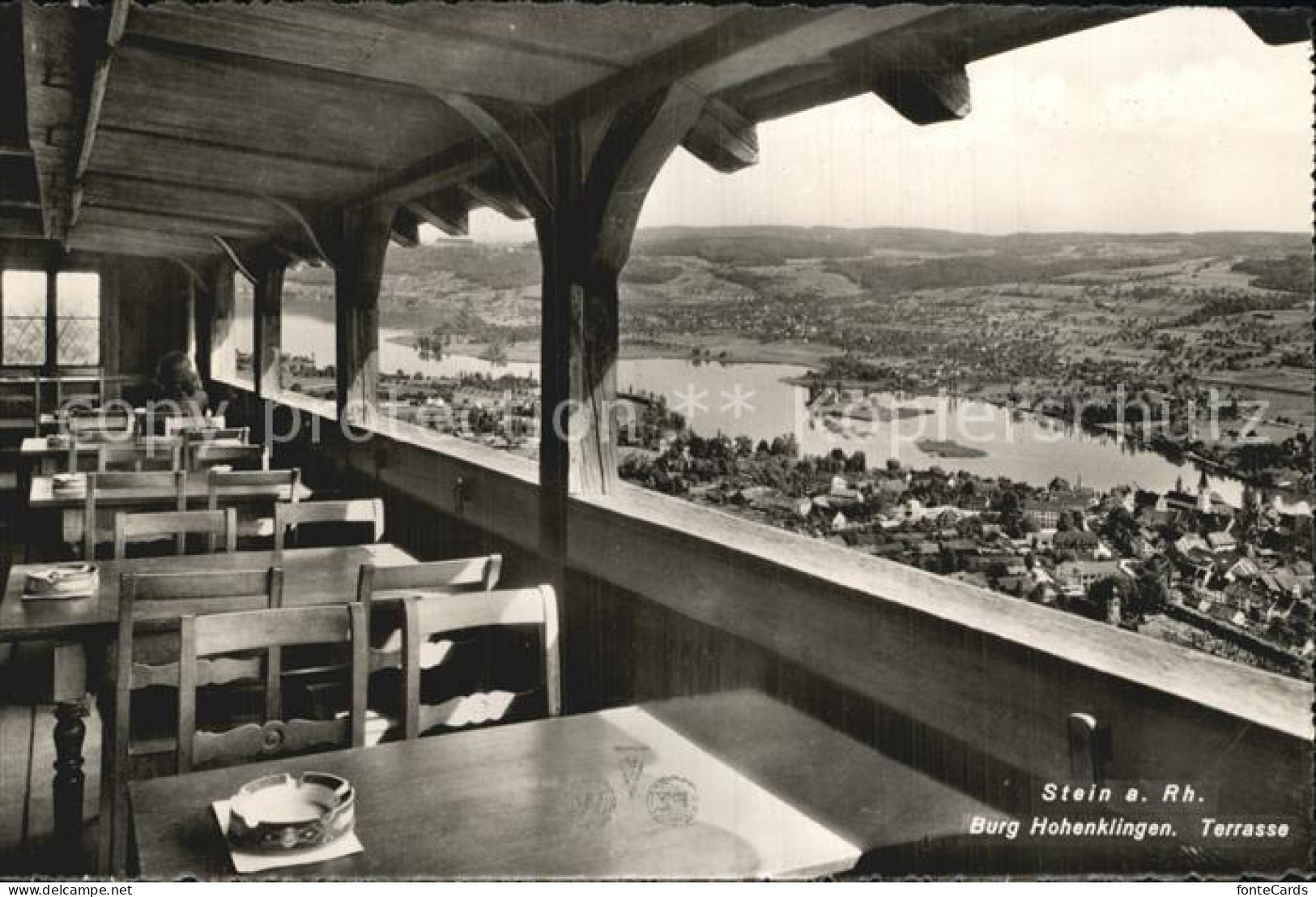 12473014 Stein Rhein Blick Vom Schloss Hohenklingen Stein Am Rhein - Altri & Non Classificati