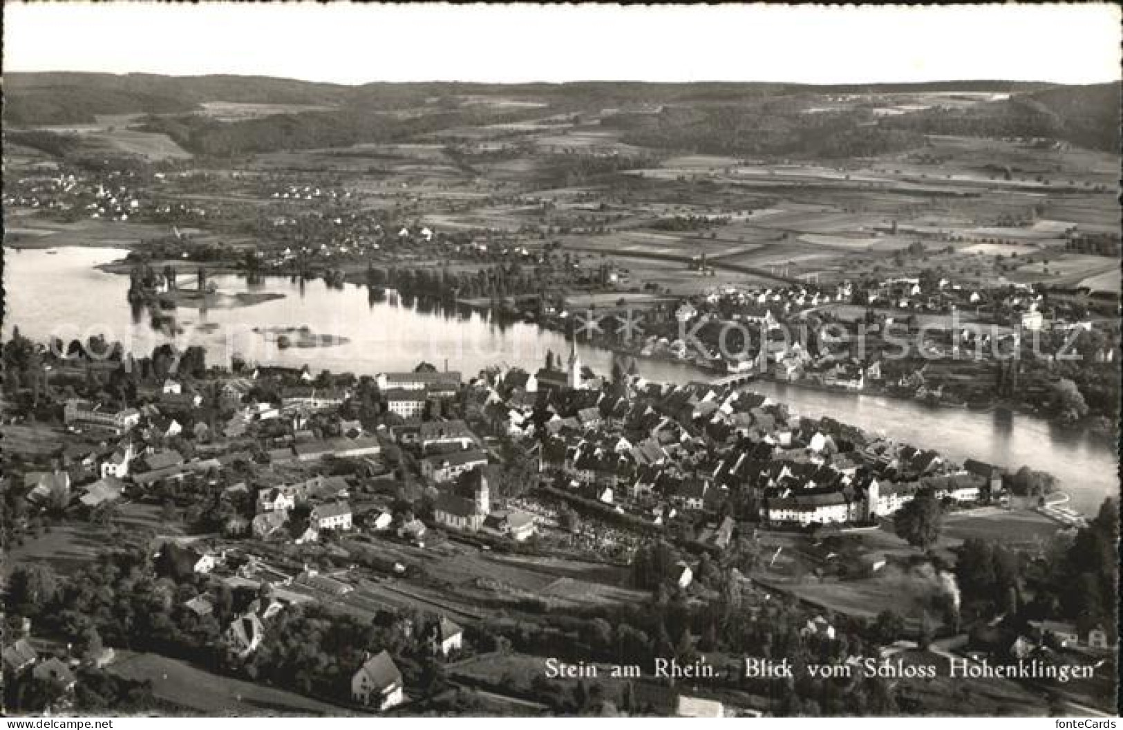 12473010 Stein Rhein Blick Vom Schloss Hohenklingen Stein Am Rhein - Altri & Non Classificati