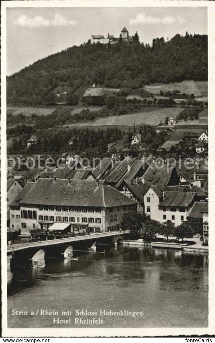 12473002 Stein Rhein Mit Schloss Hohenklingen Und Hotel Rheinfels Stein Am Rhein - Altri & Non Classificati