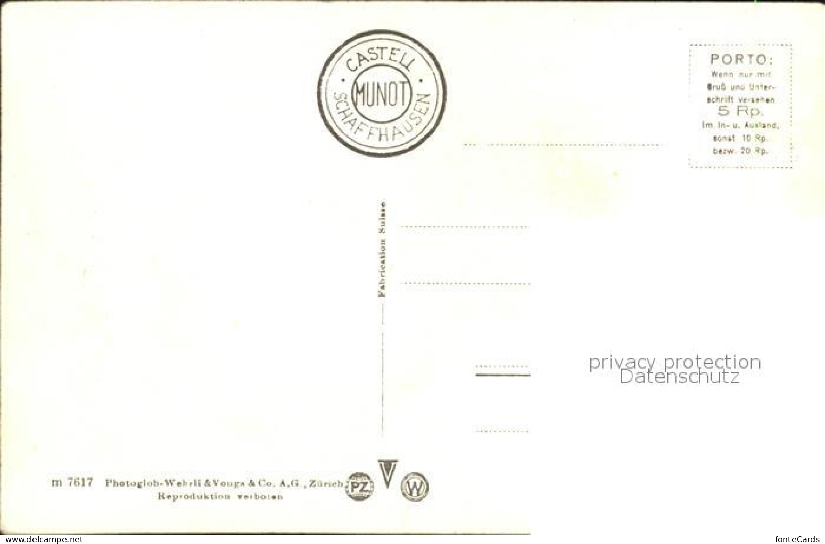 12473001 Schaffhausen SH Panoramakarte Rhein Und Bodensee Schaffhausen - Other & Unclassified