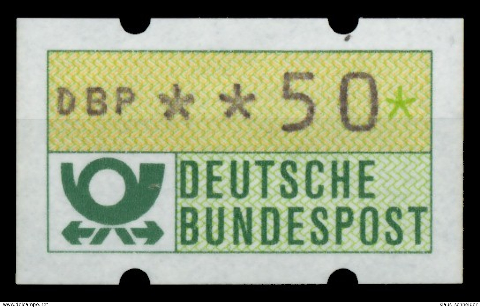 BRD ATM 1981 Nr 1-2-050 Postfrisch S2E3142 - Timbres De Distributeurs [ATM]