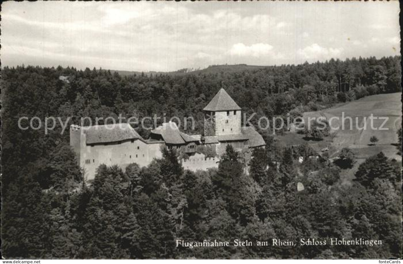 12472971 Stein Rhein Schloss Hohenklingen Fliegeraufnahme Stein Am Rhein - Autres & Non Classés