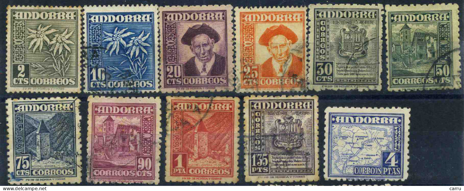 Andorra 1948-1953 - Unused Stamps