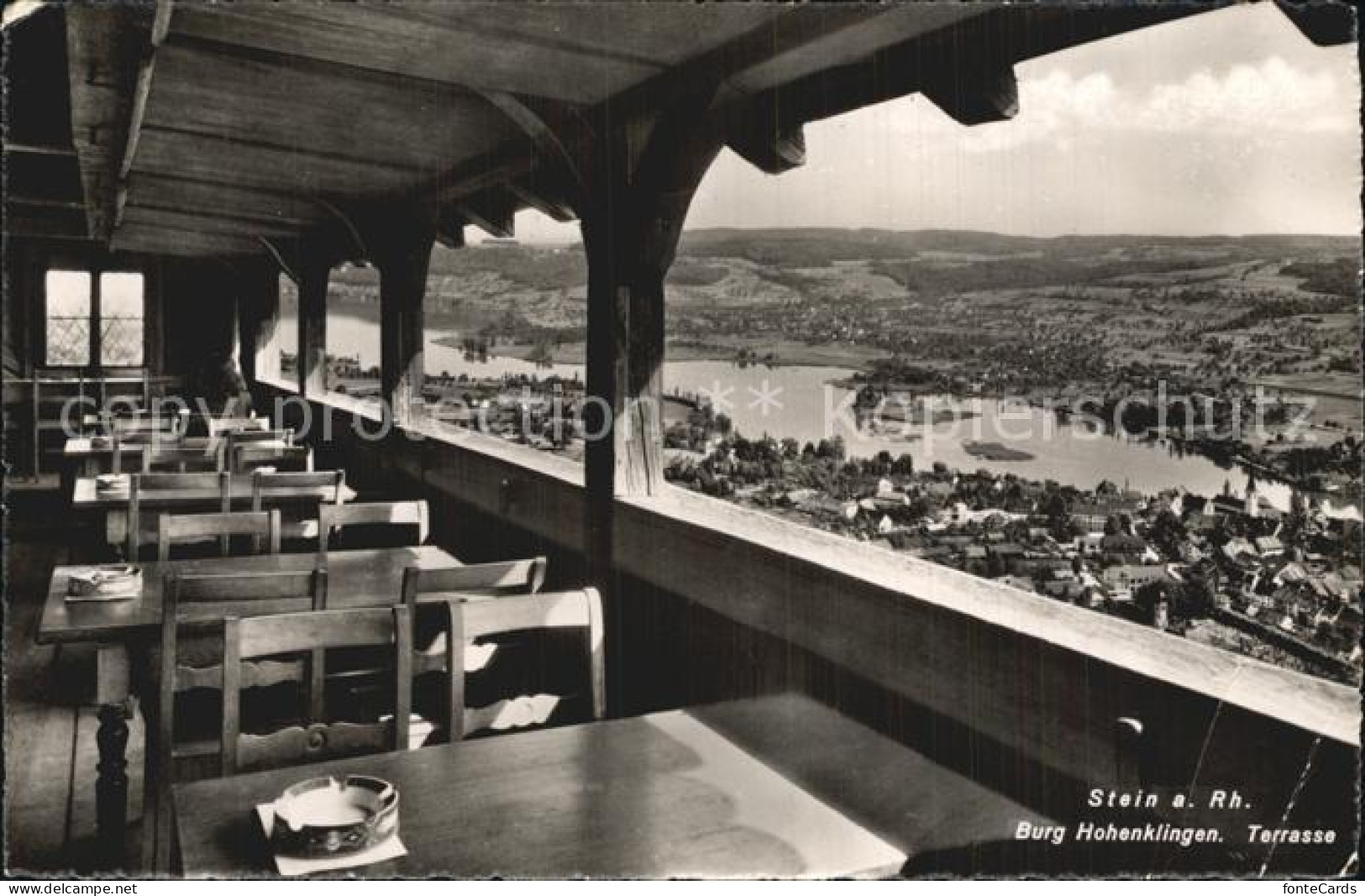 12472940 Stein Rhein Blick Vom Schloss Hohenklingen Stein Am Rhein - Altri & Non Classificati