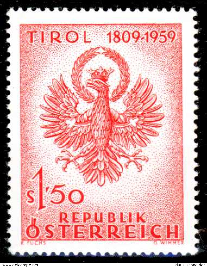 ÖSTERREICH 1959 Nr 1067 Postfrisch S2E96F6 - Unused Stamps