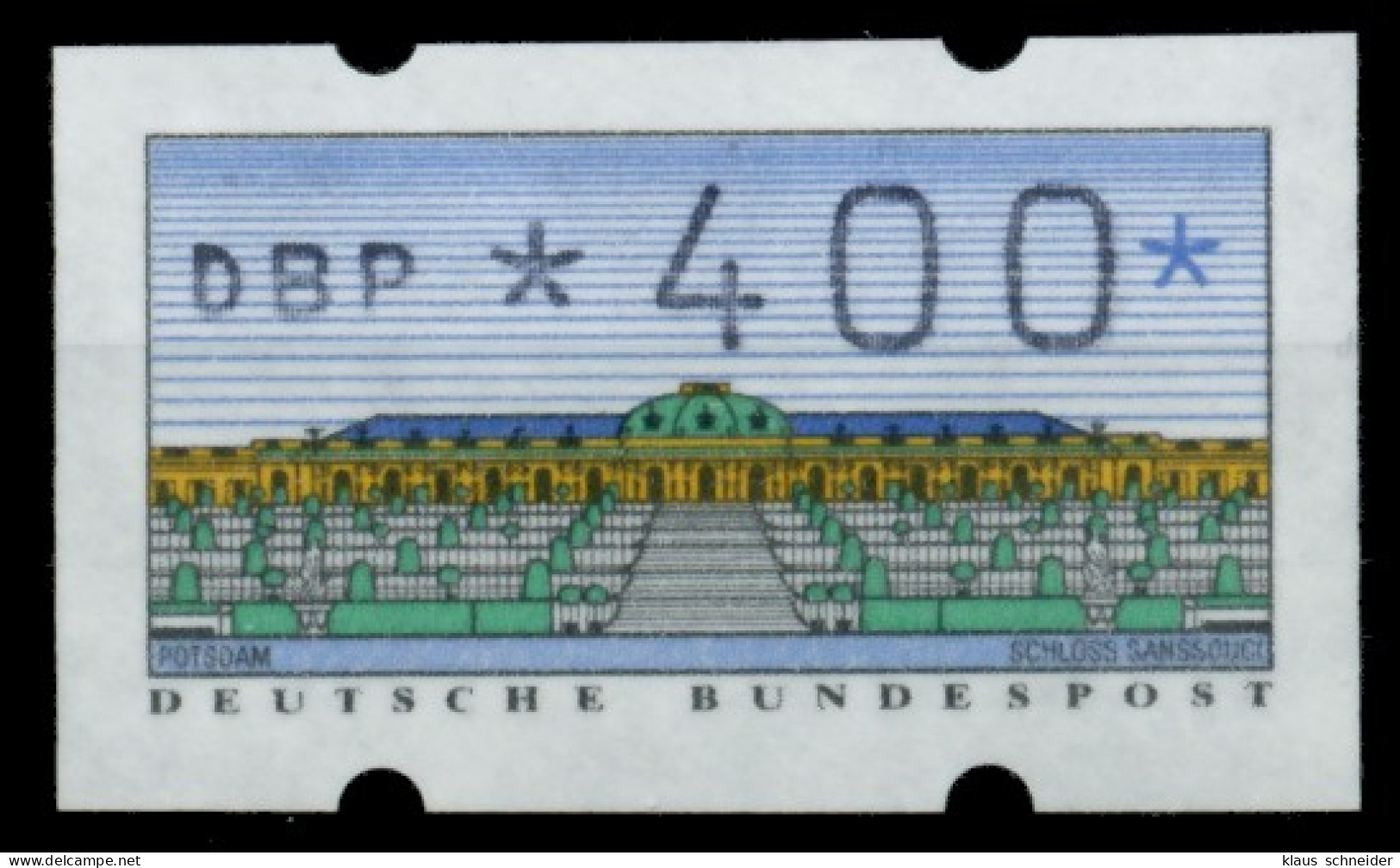 BRD ATM 1993 Nr 2-1.1-0400 Postfrisch X75C0B2 - Machine Labels [ATM]