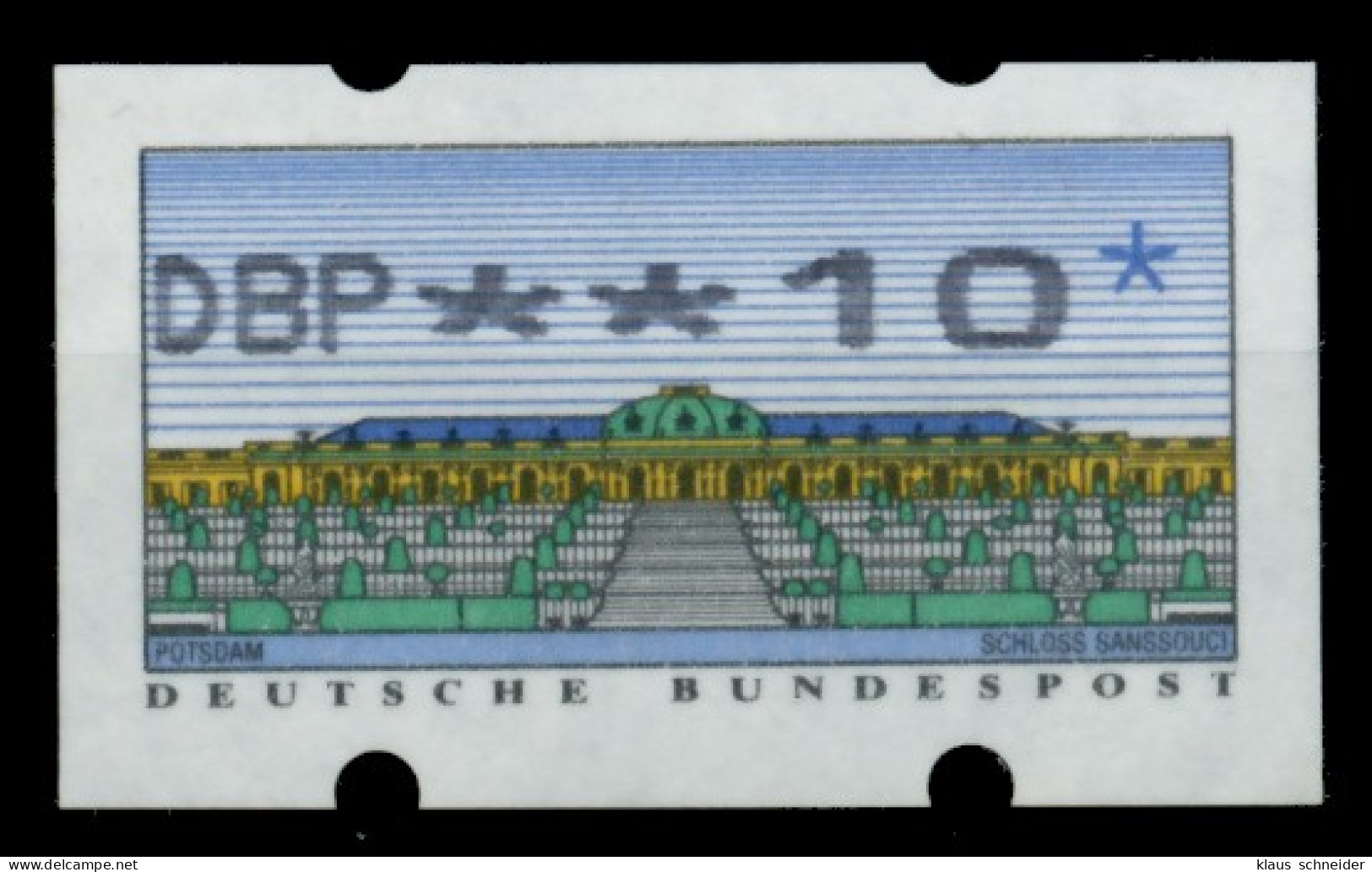 BRD ATM 1993 Nr 2-2.1-0010 Postfrisch S2F4A6A - Automatenmarken [ATM]