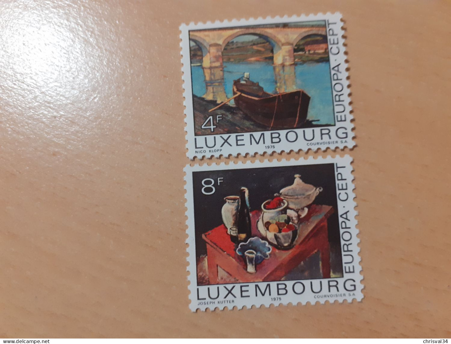 TIMBRES   LUXEMBOURG   ANNEE   1975   N  856  /  857   COTE  5,00  EUROS   NEUFS  LUXE** - Ungebraucht