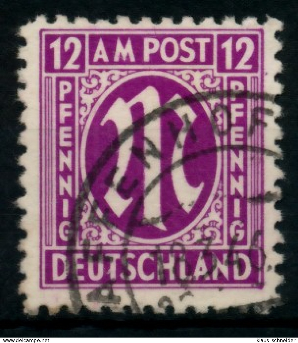 BIZONE AM-POST Nr 7z Gestempelt X760C52 - Usati